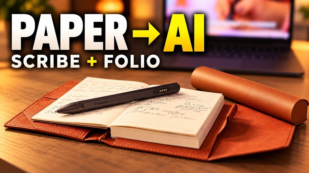 Flowtica Scribe & Folio — official NewManDIY video poster