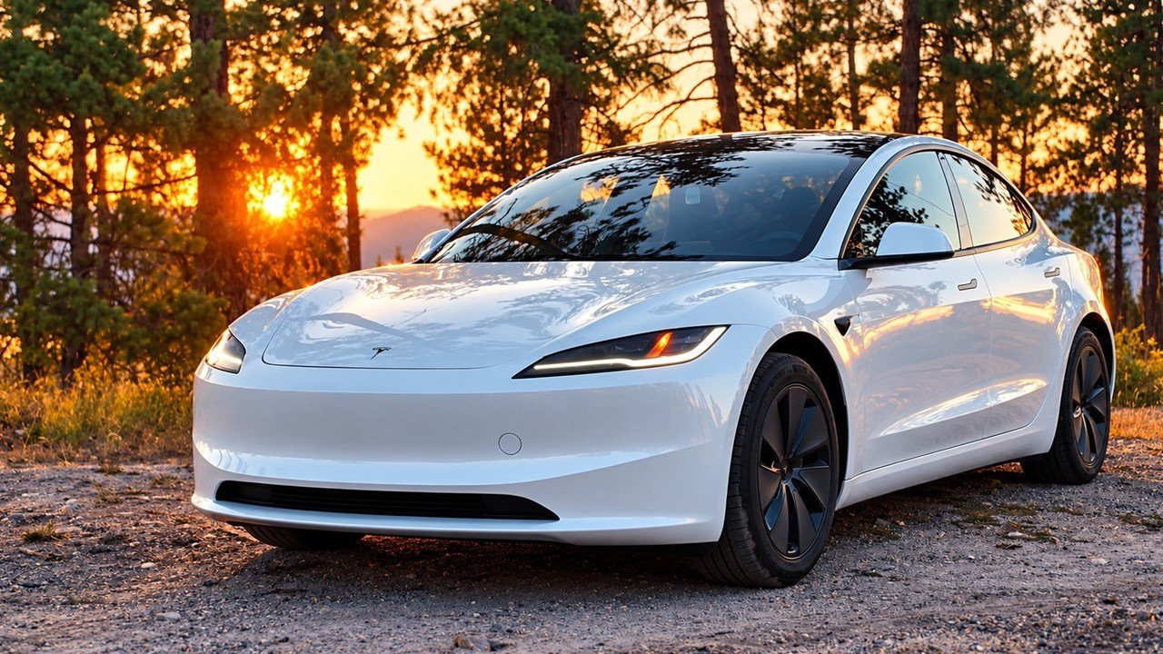 Tesla Model 3 — official NewManDIY video poster